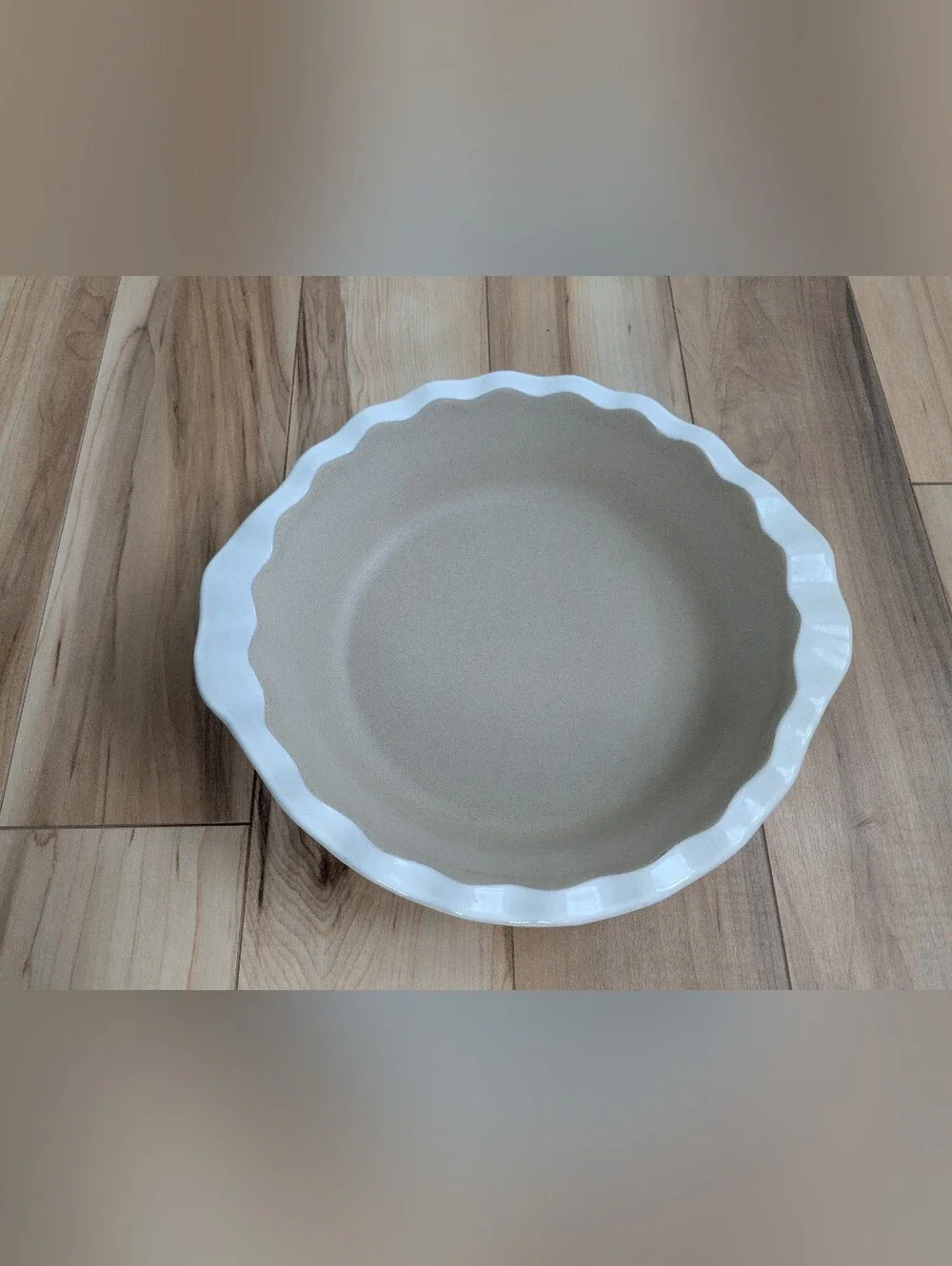 Pampered Chef Family Heritage Deep Dish Pie Plate Stoneware 9